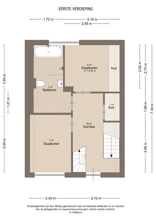 Floorplan - Meent 11, 4141 AA Leerdam